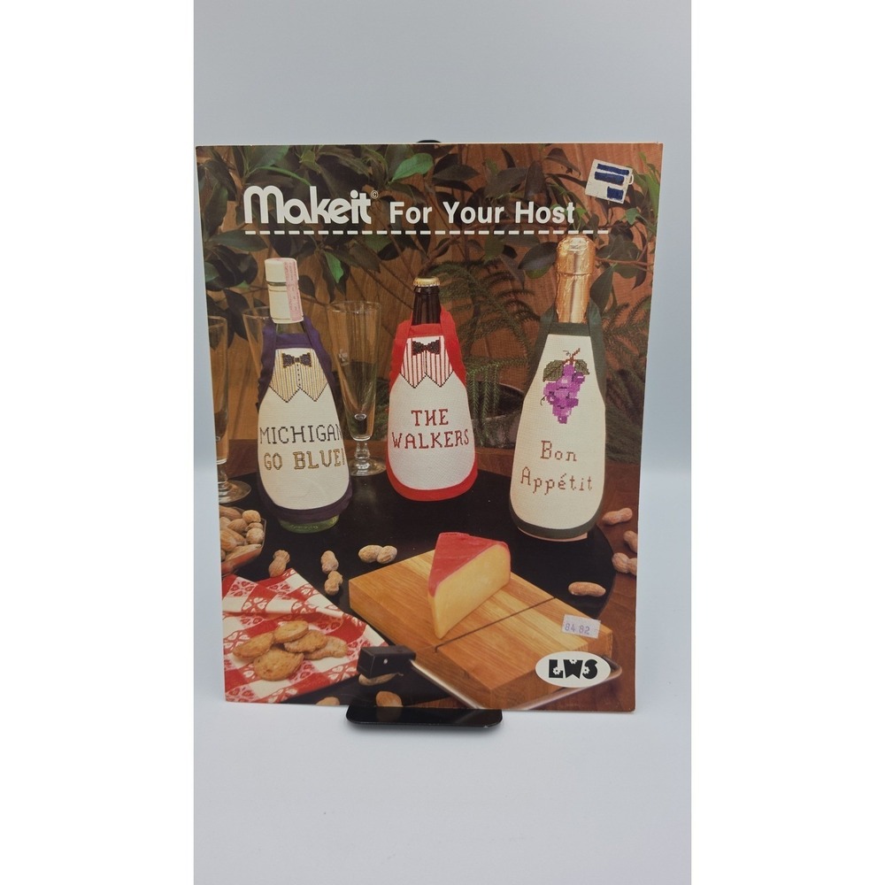 Make it For Your Host, 1981, by LWS, Cross Stitch Pattern